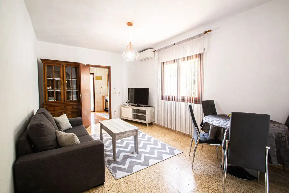 Living room of Houses for sale in Calpe / Calp  with Air Conditioner, Heating and Private garden