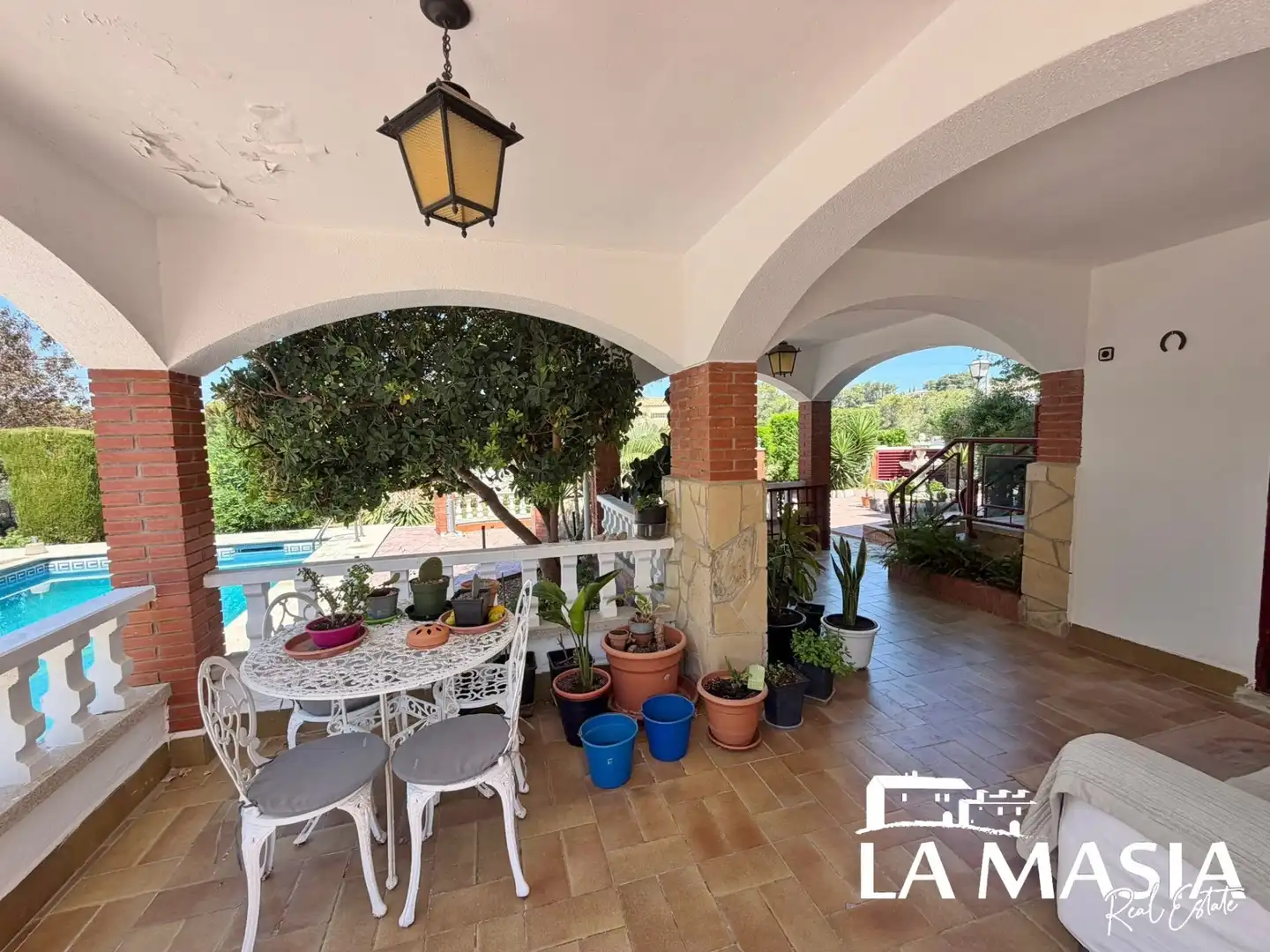 Terrassa de Casa o xalet en venda en Olivella amb Calefacció, Jardí privat i Terrassa