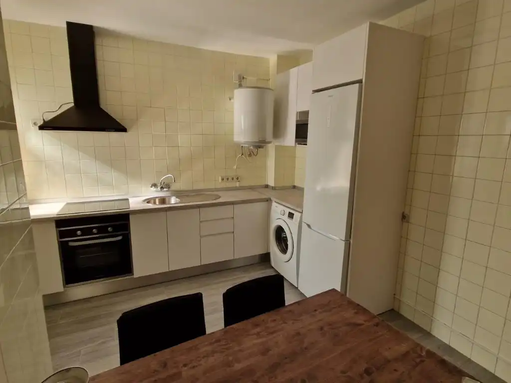 Cocina de Piso de alquiler en Puertollano con Aire acondicionado, Terraza y Amueblado
