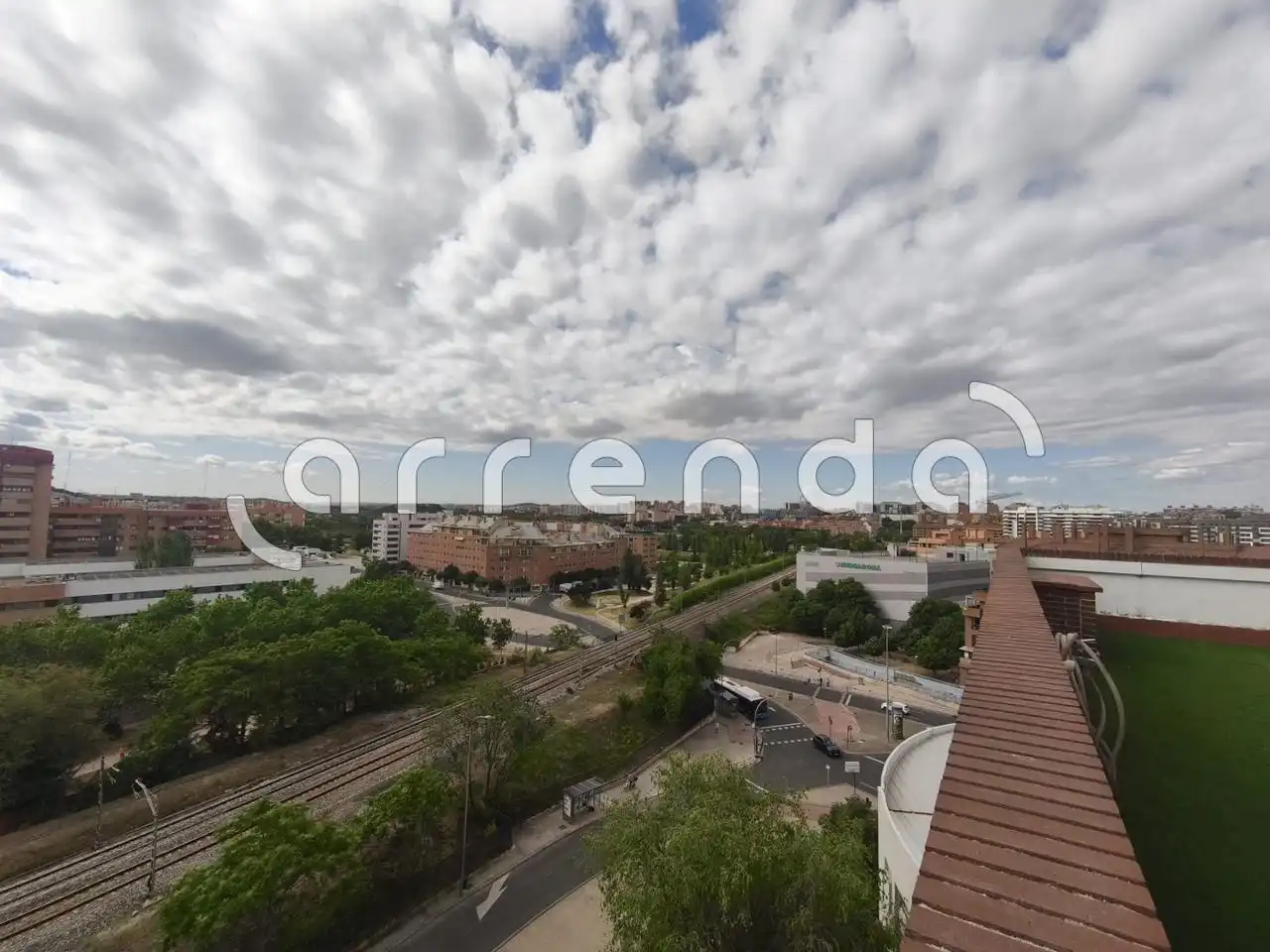 Vista exterior de Ático en venta en Madrid