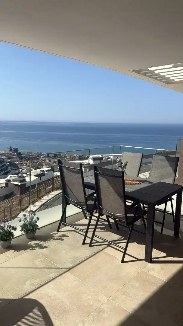 Terrace of Flat for rent in Rincón de la Victoria  with Air Conditioner, Swimming Pool and Balcony