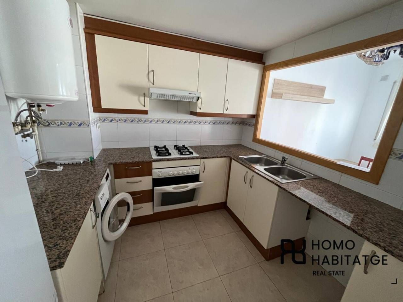 Kitchen of Flat for sale in Sabadell  with Air Conditioner, Heating and Storage room