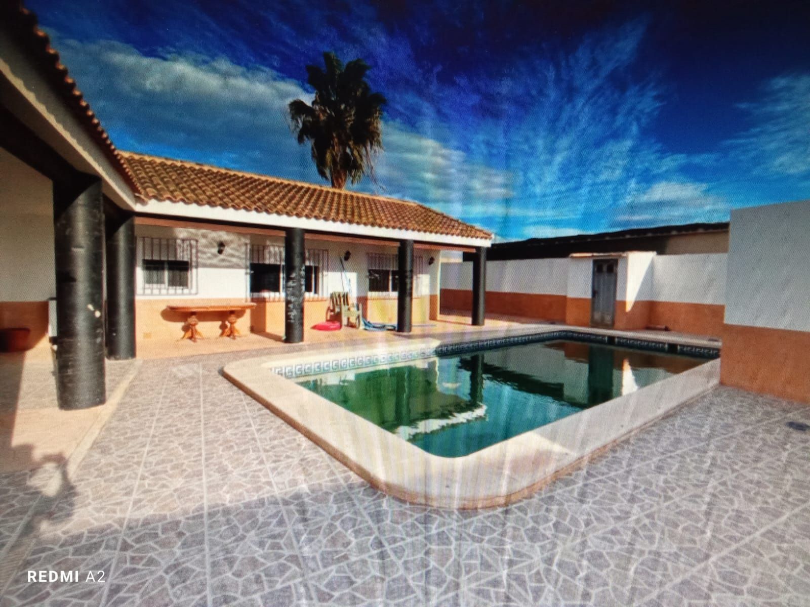 Swimming pool of Country house for sale in San Javier  with Air Conditioner, Heating and Private garden
