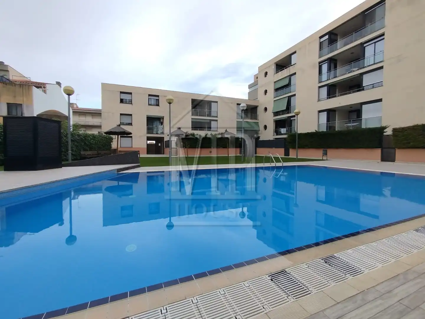 Swimming pool of Flat for sale in Badalona  with Heating, Storage room and Furnished