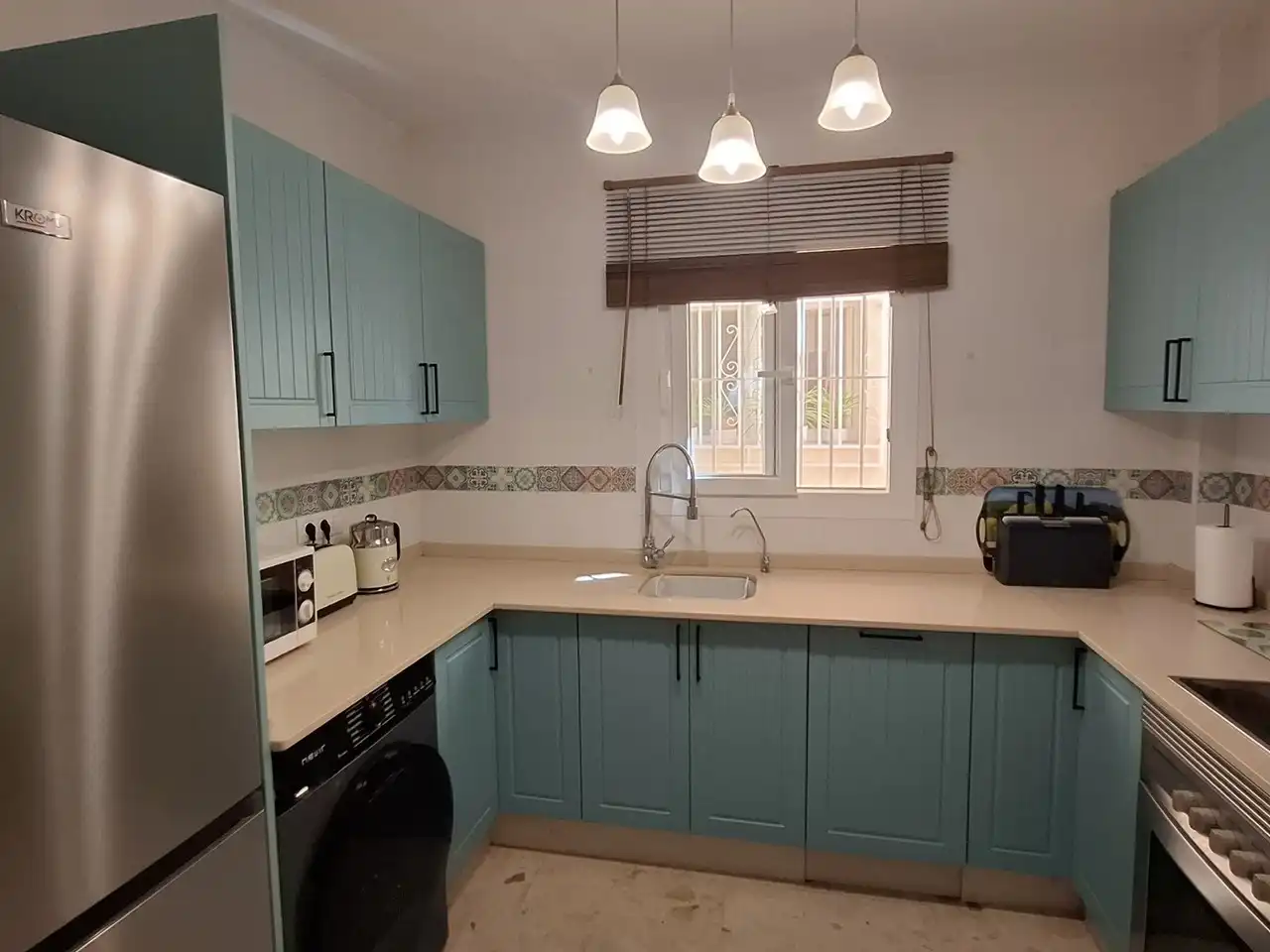 Kitchen of Apartments for sale in Mojácar  with Air Conditioner, Terrace and Swimming Pool