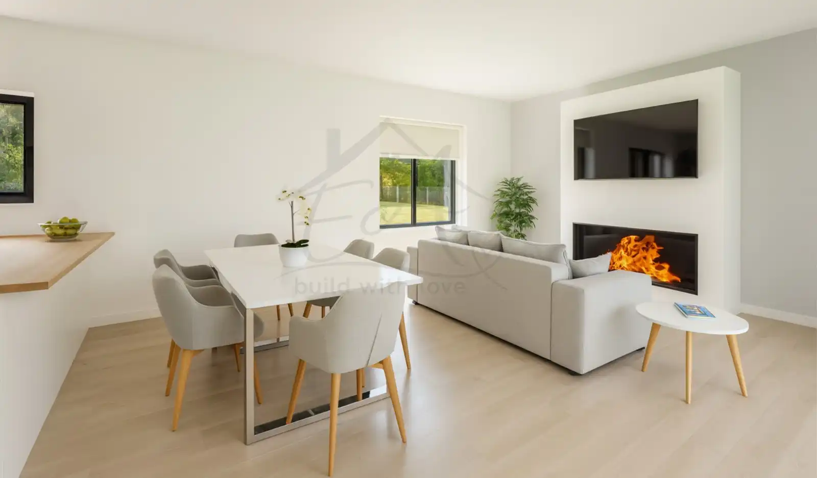 Sala de estar de Casa o chalet en venta en Sant Gregori con Aire acondicionado, Terraza y Horno
