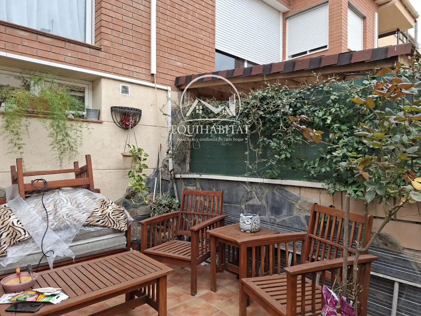 Terrassa de Casa adosada en venda en Alcarràs amb Aire condicionat, Jardí privat i Traster
