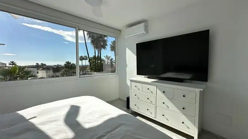 Bedroom of Detached homes for rent in Estepona  with Air Conditioner, Terrace and Storage room