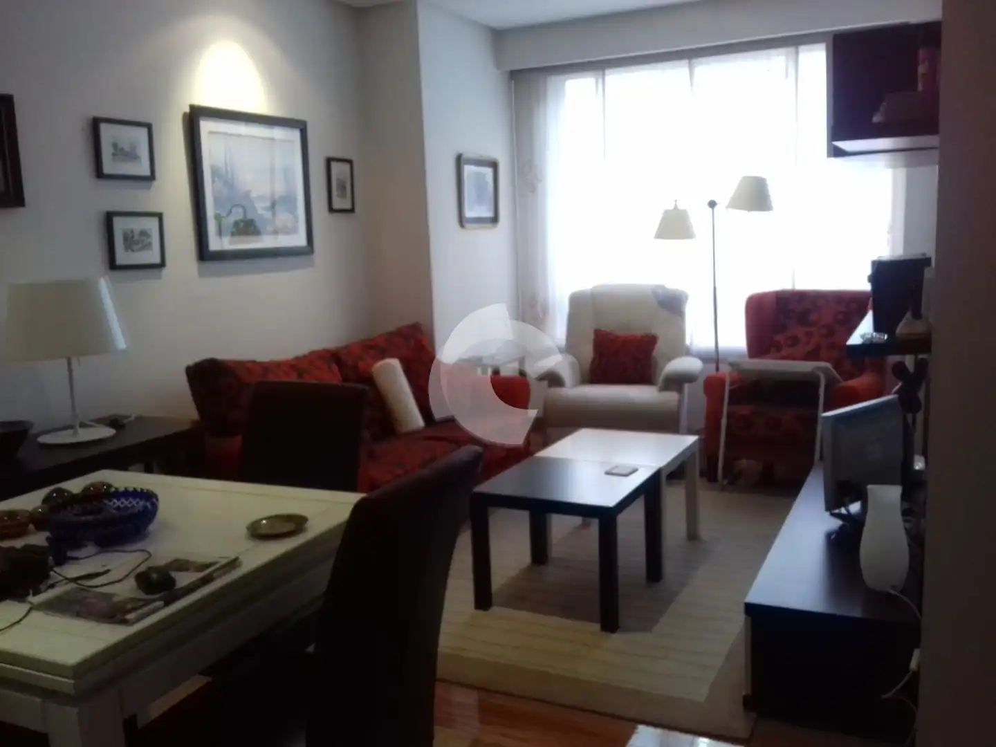 Sala de estar de Apartamento en venta en Ourense Capital  con Calefacción, Trastero y Amueblado