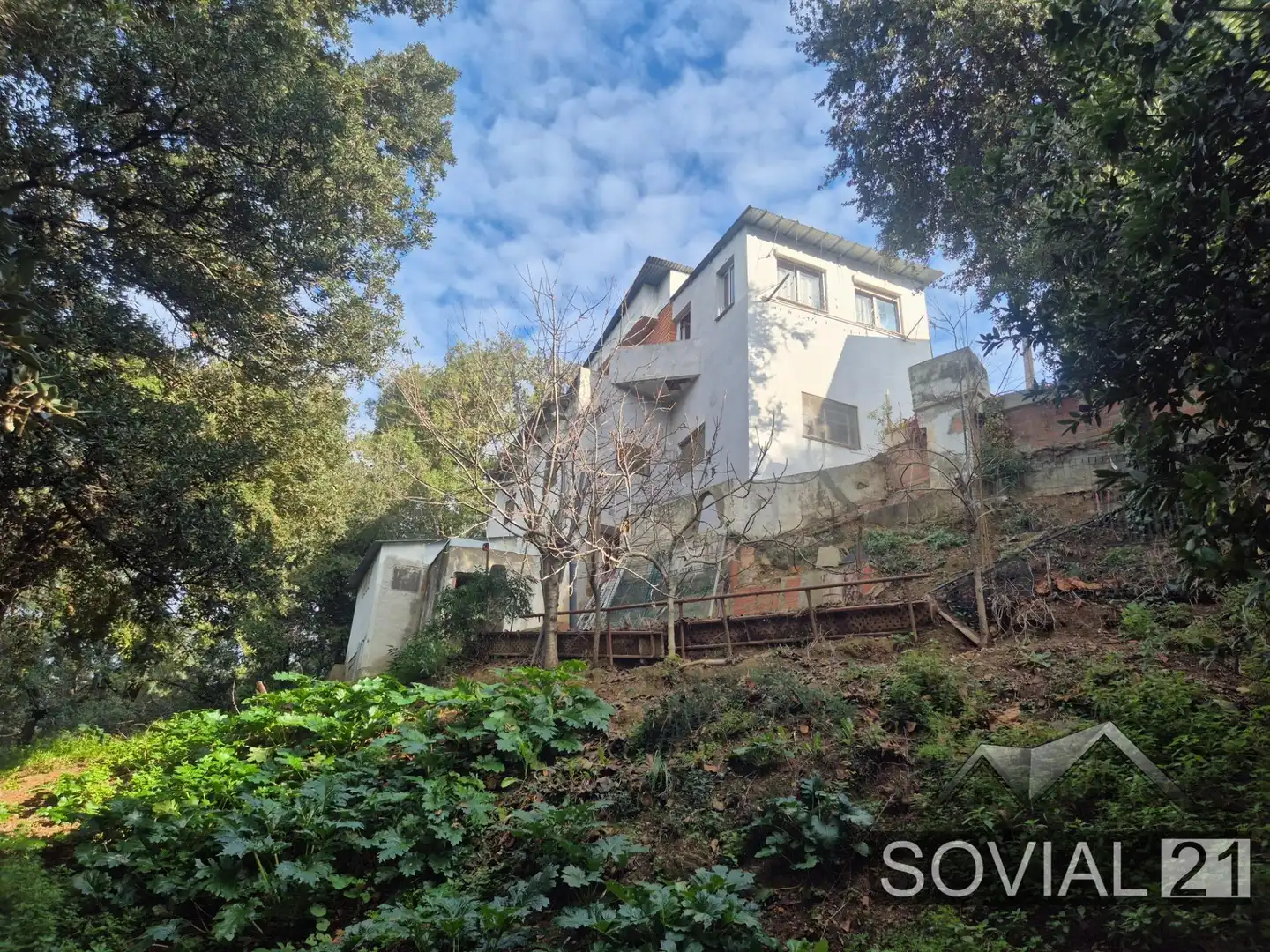 Vista exterior de Casa o chalet en venta en Barcelona con Jardín privado y Terraza