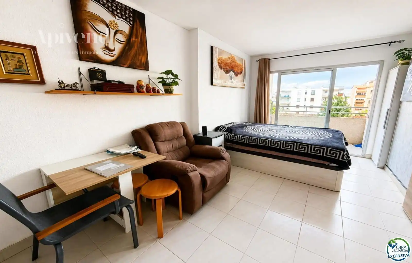 Terrasse von Wohnung zum Verkauf in Empuriabrava mit Heizung, Terrasse und Möbliert