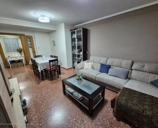 Living room of Flat for sale in Alcàsser  with Storage room, Furnished and Balcony