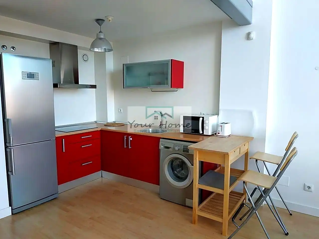 Kitchen of Duplexes for rent in Torrejón de Ardoz  with Air Conditioner, Furnished and Community pool