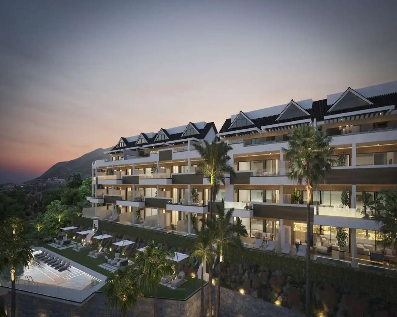 Vista exterior de Apartament en venda en Benalmádena amb Aire condicionat, Calefacció i Jardí privat