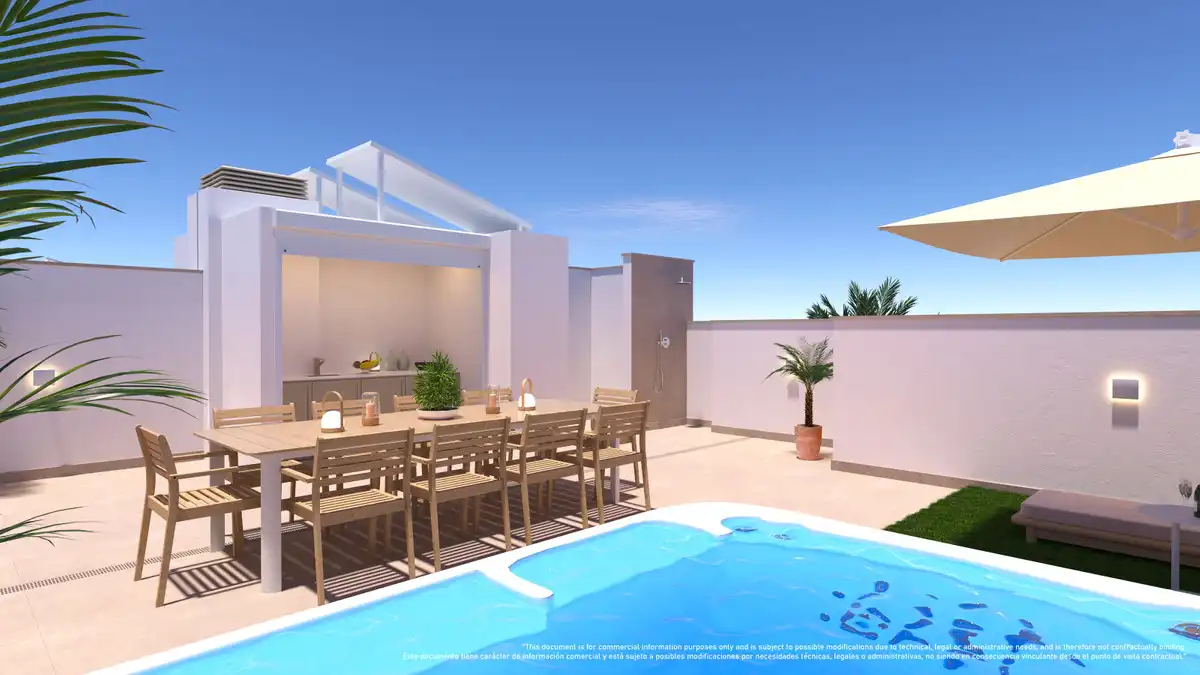 Terrassa de Apartament en venda en Pilar de la Horadada