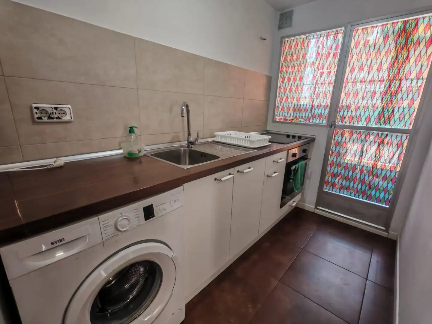 Kitchen of Flat for sale in Móstoles  with Heating, Parquet flooring and Terrace