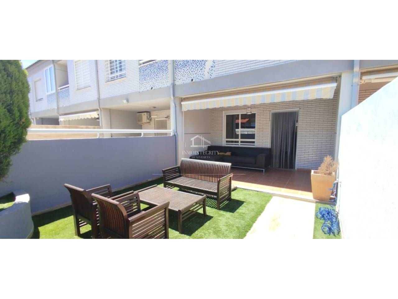 Terrace of Single-family semi-detached for sale in Almazora / Almassora  with Heating, Terrace and Furnished