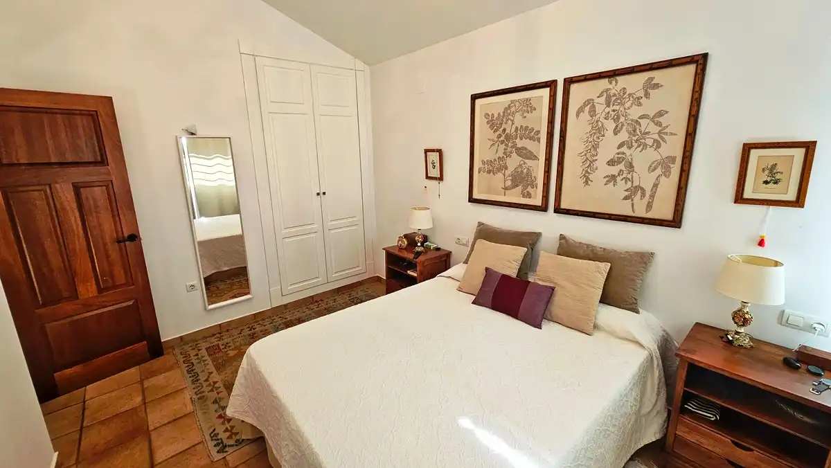 Bedroom of Houses for sale in El Madroño  with Air Conditioner and Private garden