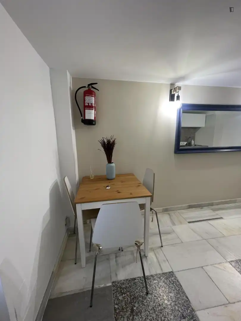 Comedor de Apartamento de alquiler en Madrid con Aire acondicionado, Calefacción y Amueblado