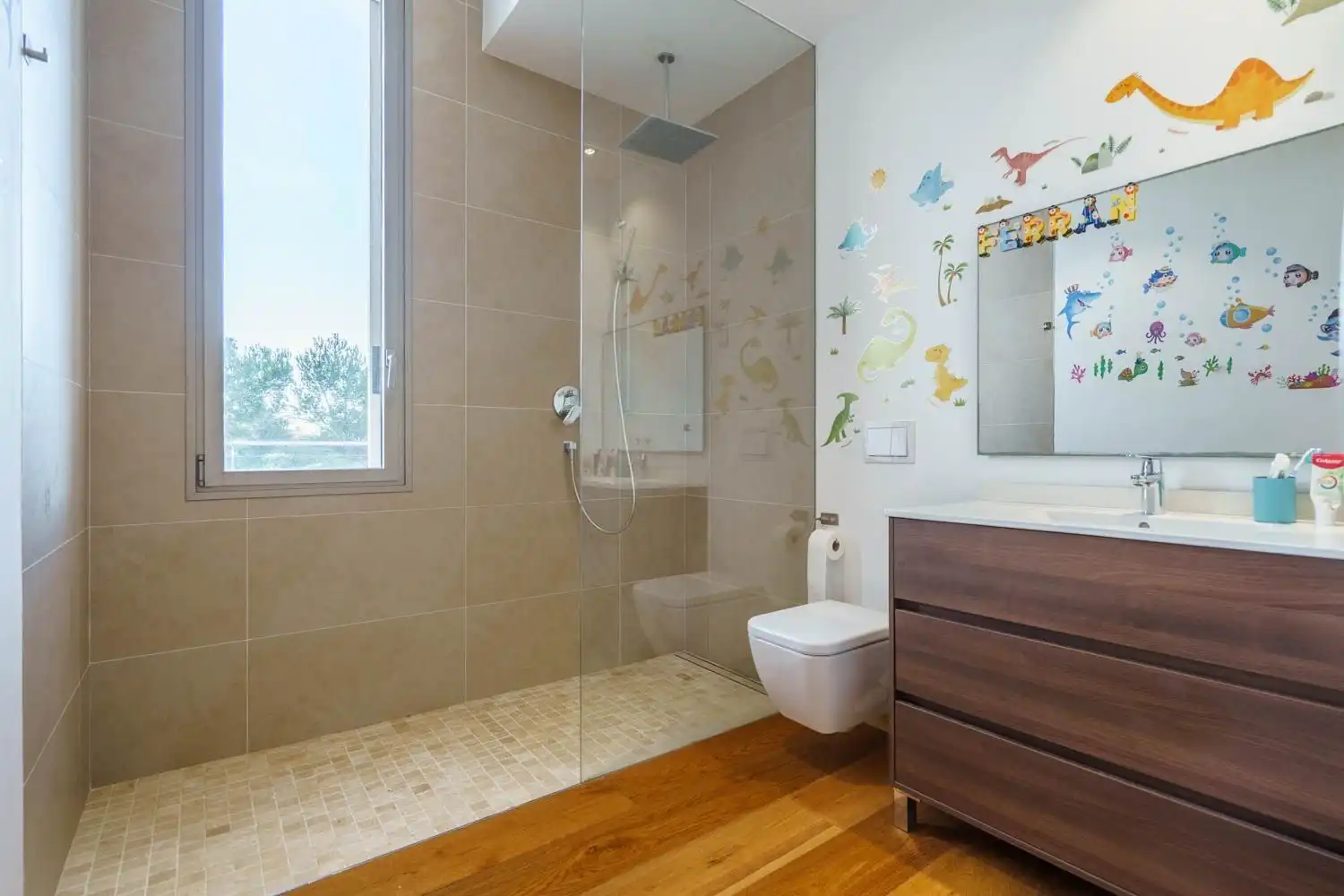 Baño de Casa o chalet en venta en Calvià con Aire acondicionado, Jardín privado y Parquet