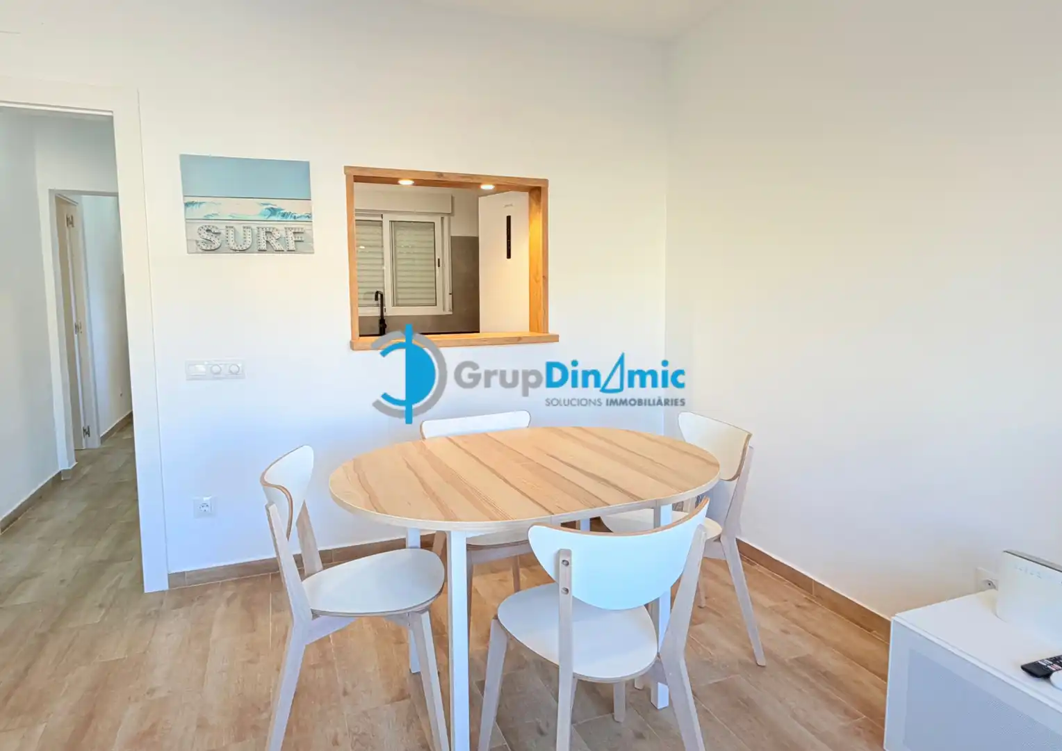 Dining room of Flat for sale in Palamós  with Air Conditioner, Parquet flooring and Furnished