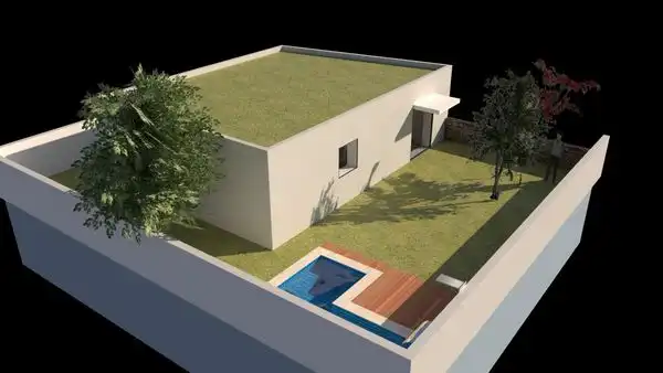 Piscina de Casa o xalet en venda en Vigo  amb Jardí privat