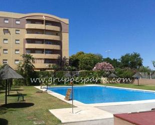 Schwimmbecken von Wohnung miete in San Juan de Aznalfarache mit Klimaanlage und Terrasse