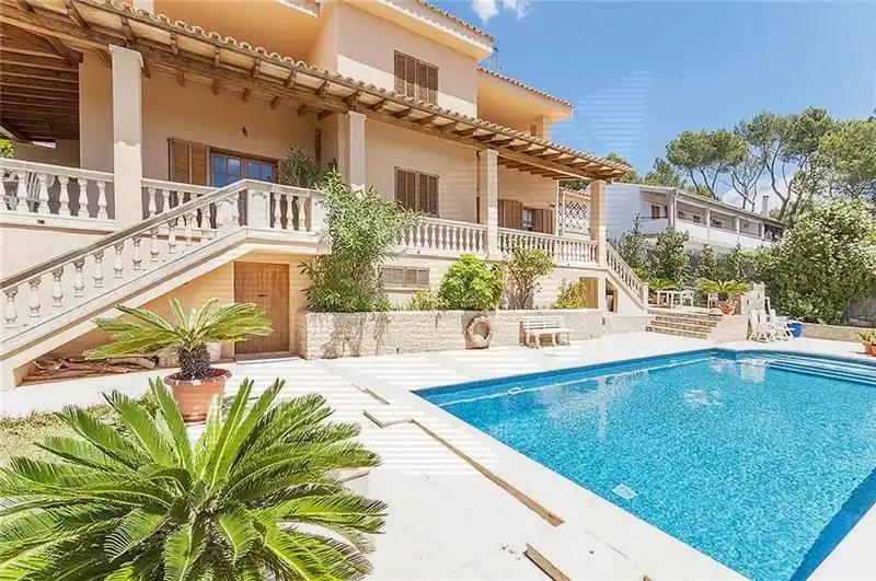 Piscina de Casa o xalet en venda en Calvià amb Calefacció, Jardí privat i Terrassa