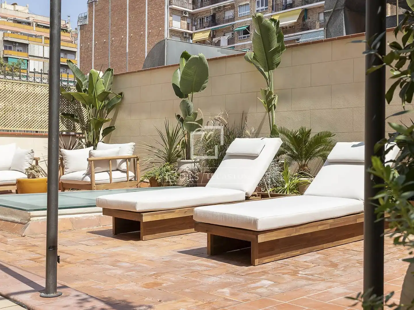 Terrace of Flat for sale in Barcelona  with Air Conditioner, Heating and Parquet flooring