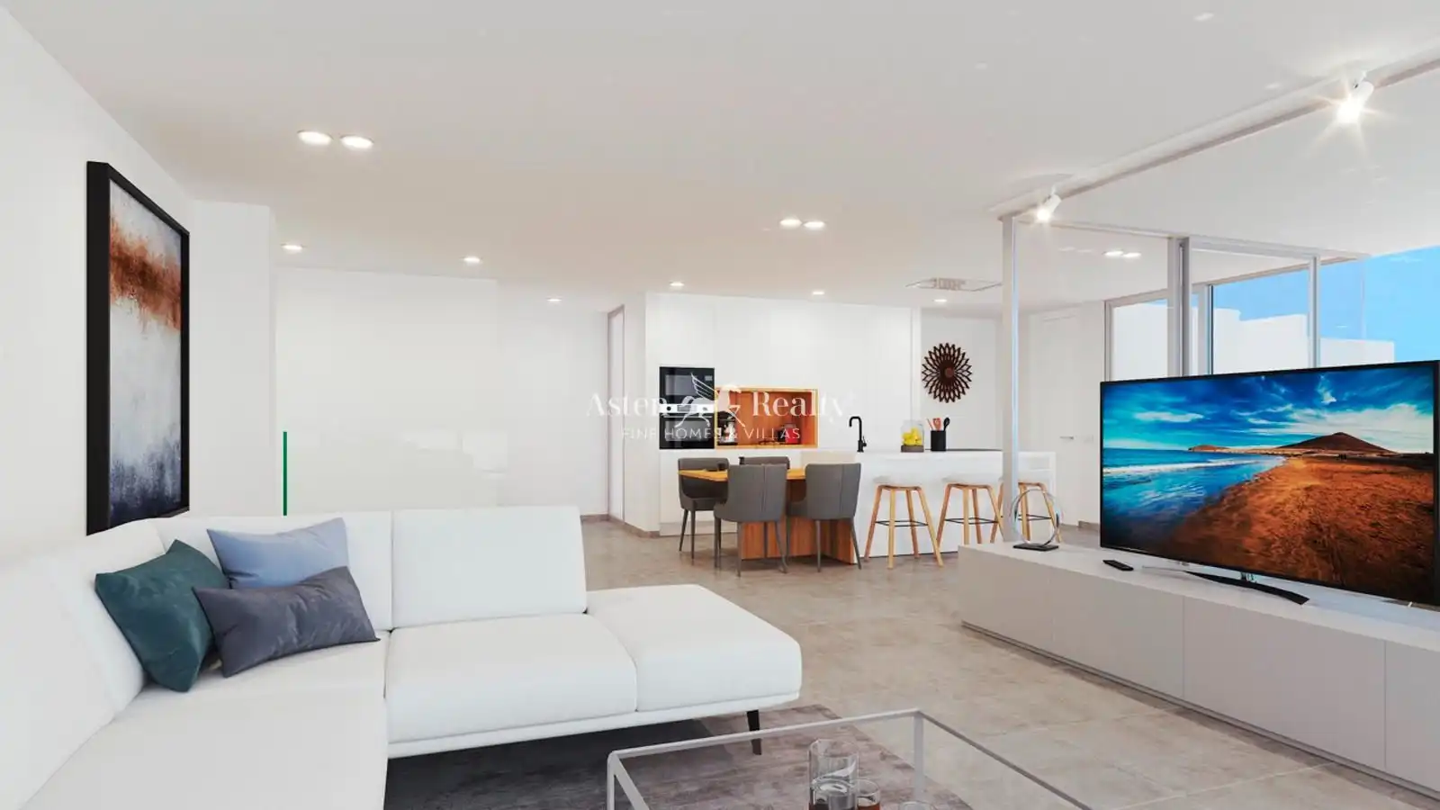 Living room of Houses for sale in Adeje  with Air Conditioner, Heating and Private garden
