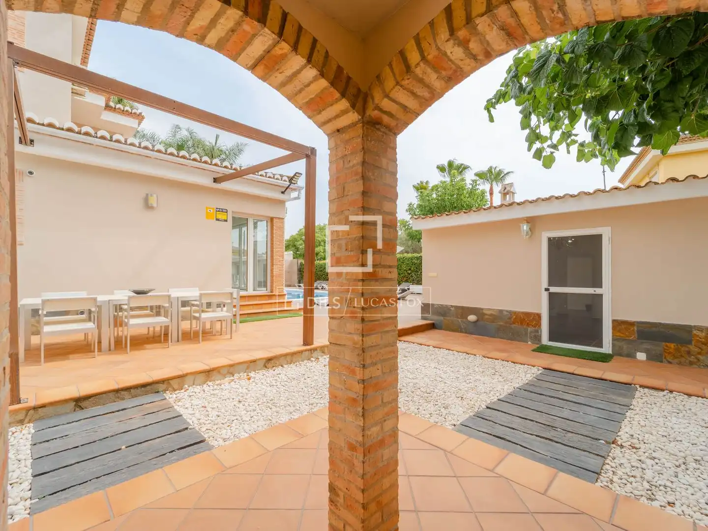 Jardí de Casa o xalet de lloguer en Bétera amb Aire condicionat, Jardí privat i Moblat