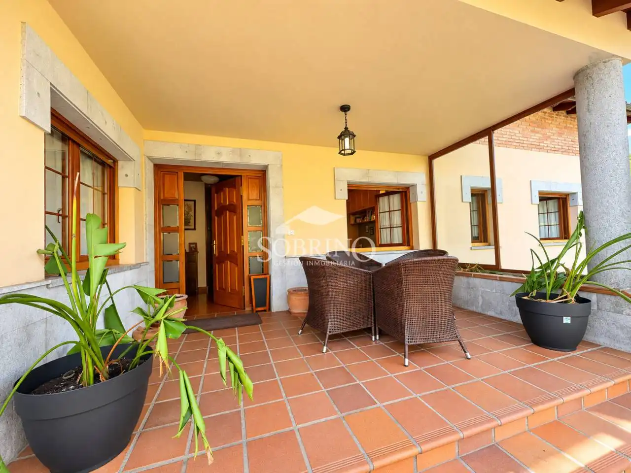 Terraza de Casa o chalet en venta en Vibaña - Ardisana - Caldueño