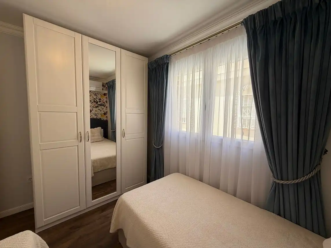 Schlafzimmer von Haus oder Chalet zum Verkauf in Santa Pola mit Klimaanlage, Privatgarten und Möbliert