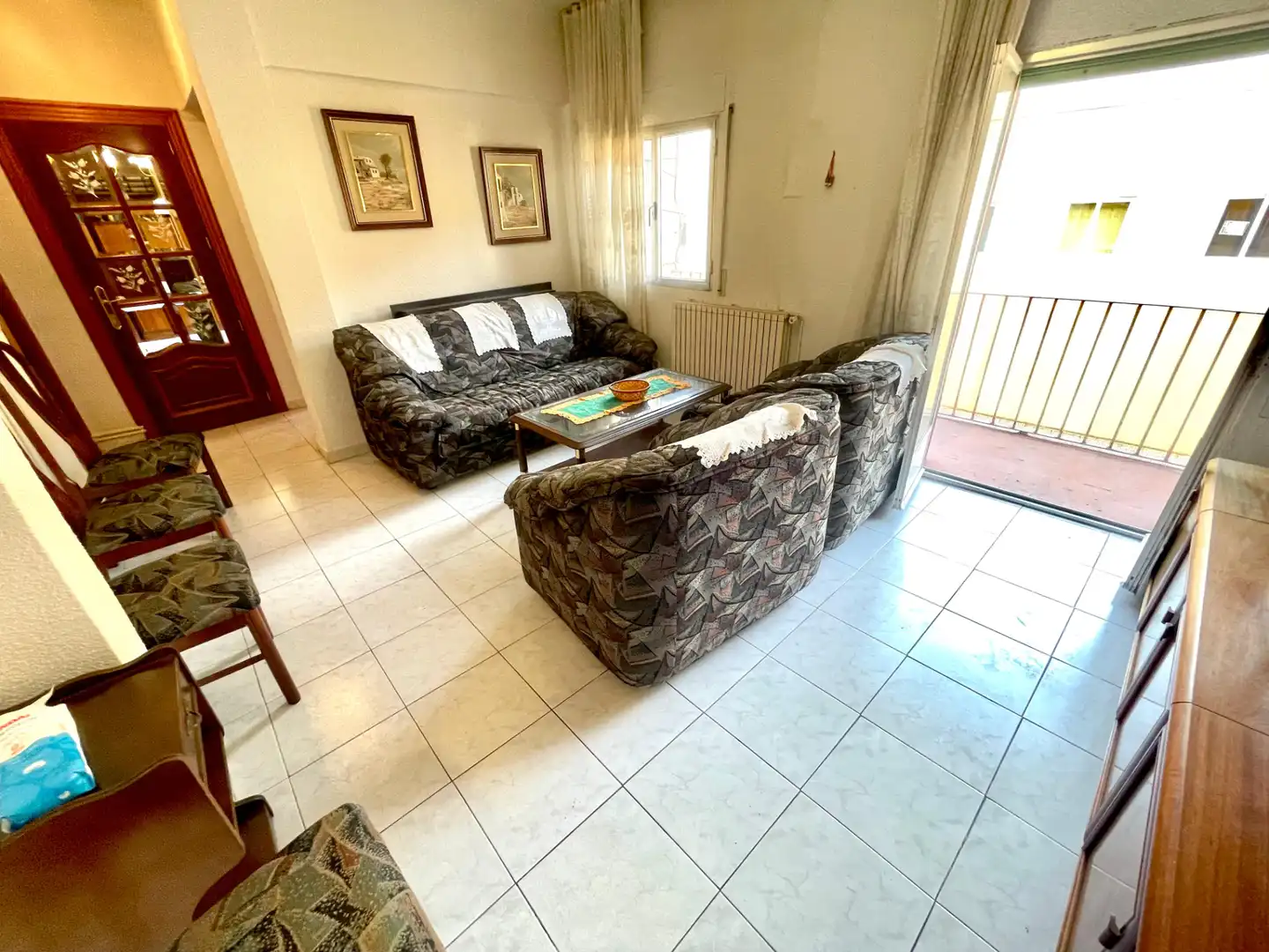 Living room of Flat for sale in Madrid  with Terrace