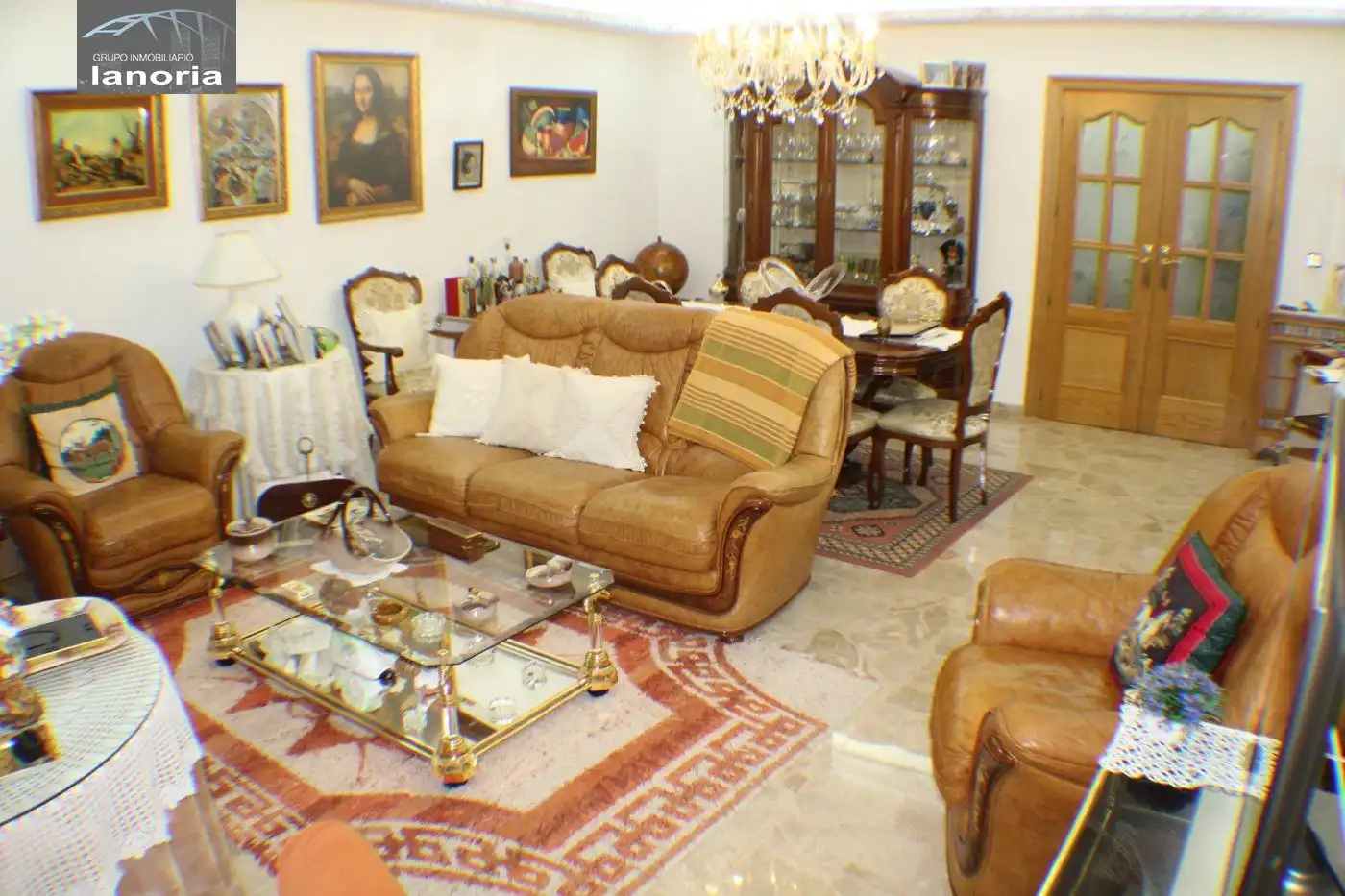 Sala d'estar de Casa o xalet en venda en Albacete amb Aire condicionat, Terrassa i Traster