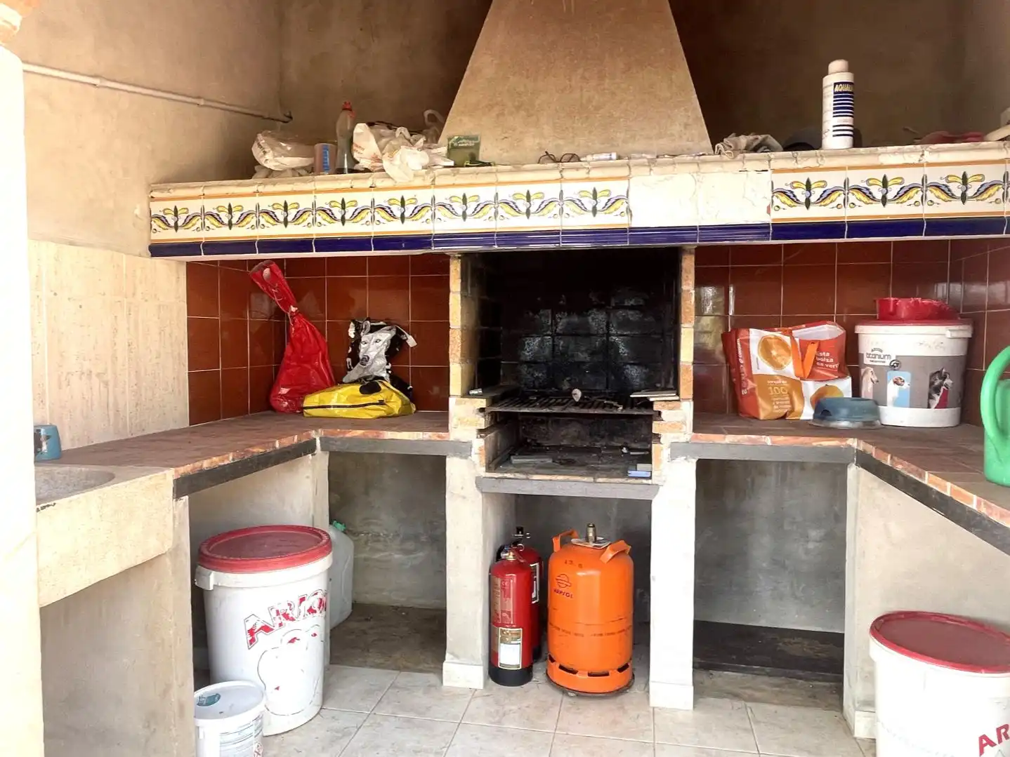 Cuina de Casa o xalet en venda en Cocentaina amb Aire condicionat, Terrassa i Piscina