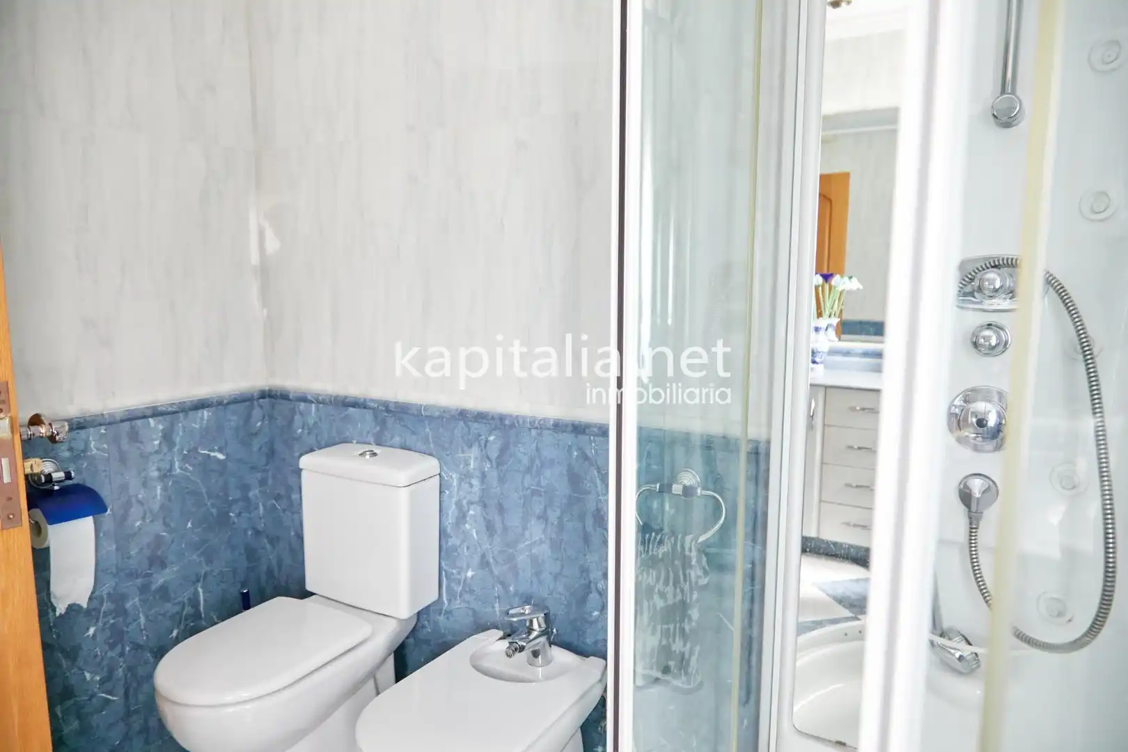 Baño de Casa adosada en venta en Albaida con Aire acondicionado, Terraza y Trastero