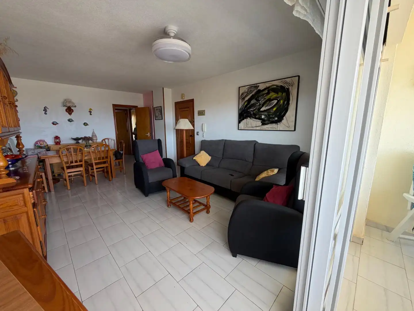 Sala de estar de Piso de alquiler en La Manga del Mar Menor