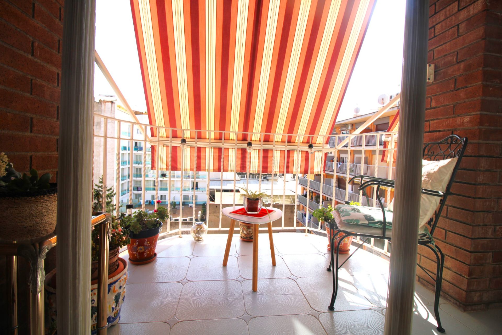 Balcony of Flat for sale in Lloret de Mar  with Air Conditioner, Heating and Furnished