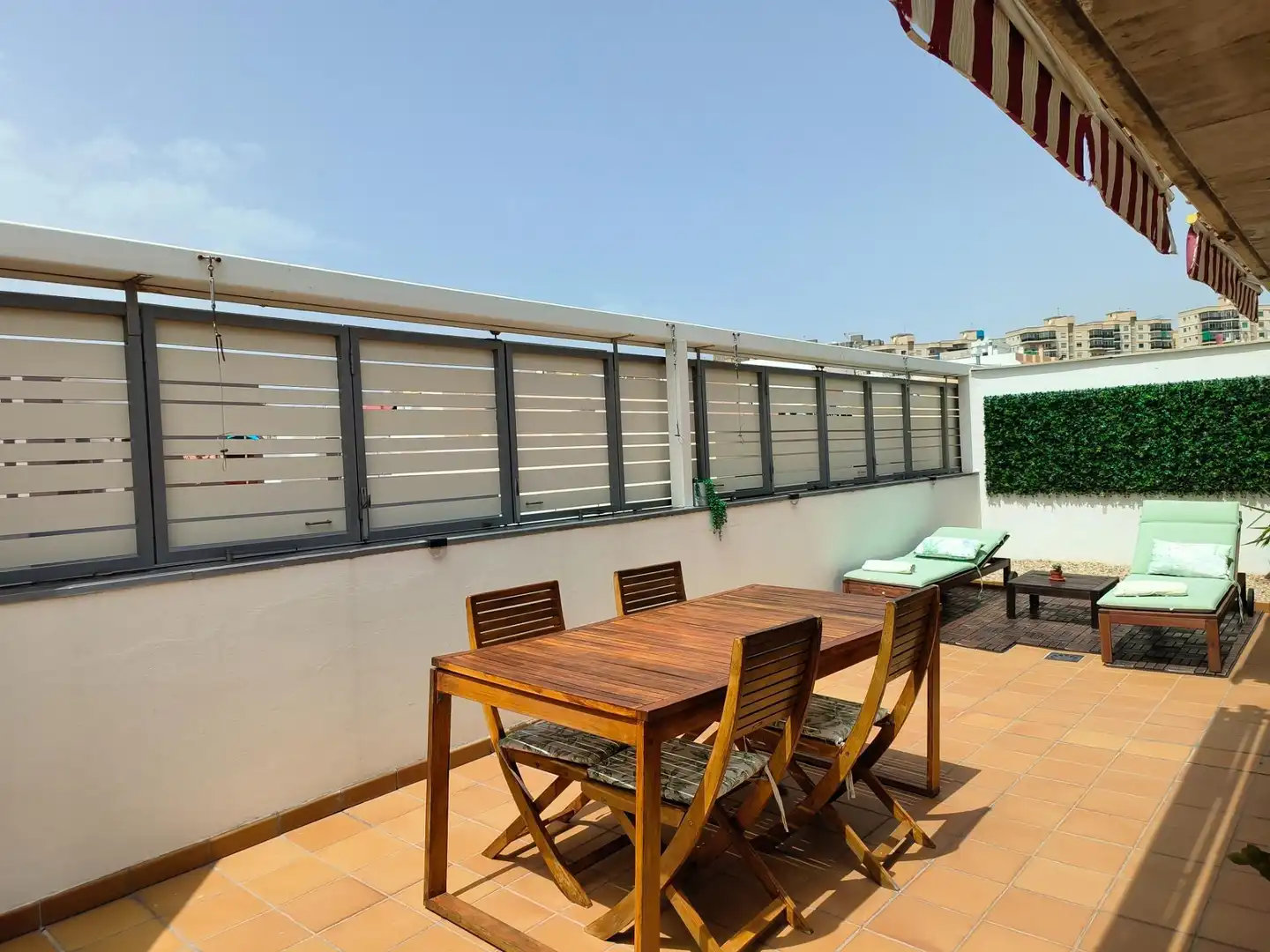 Terrace of Attic for rent in Santa Cruz de Tenerife  with Air Conditioner, Terrace and Furnished