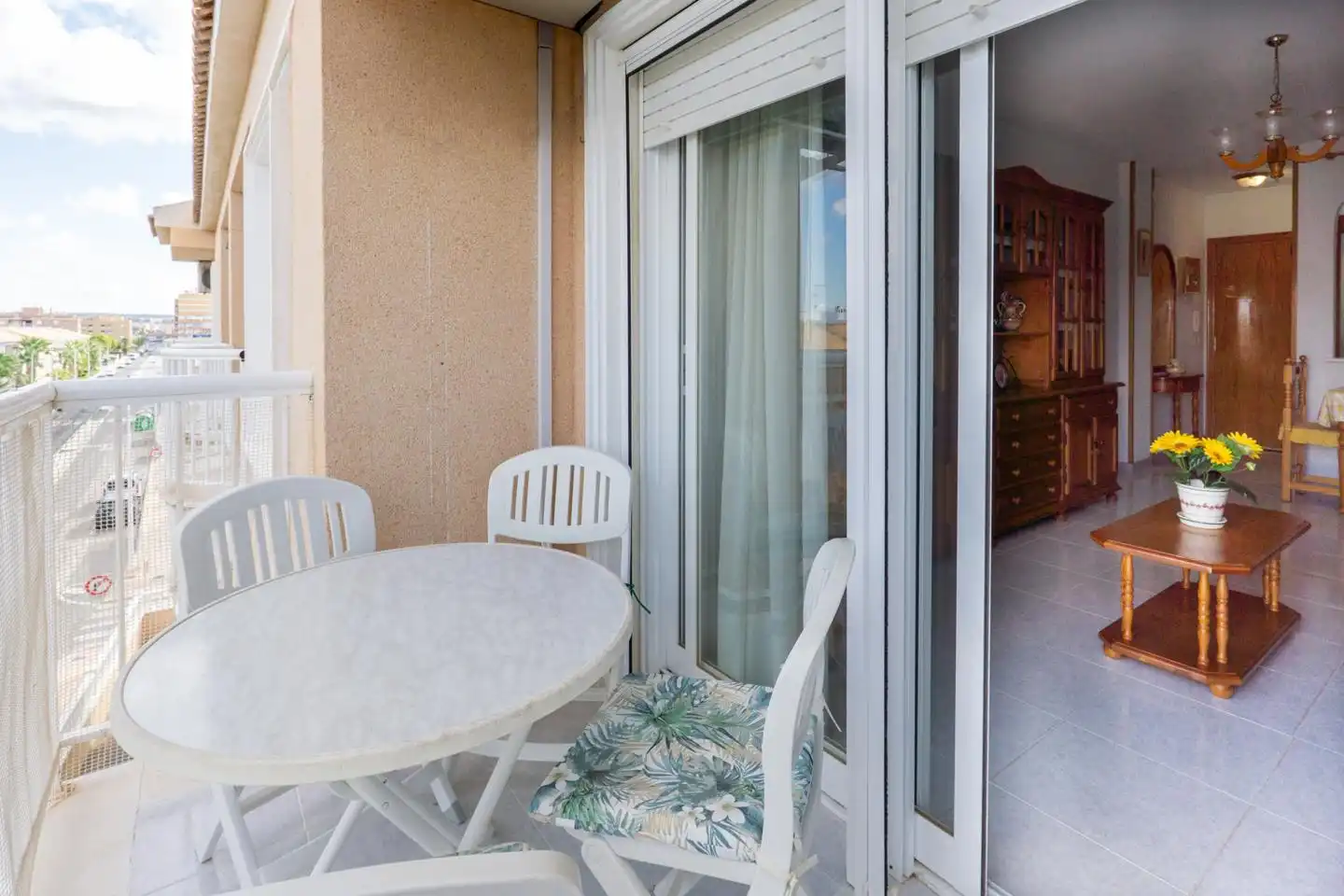 Terraza de Apartamento en venta en Santa Pola con Aire acondicionado, Terraza y Piscina