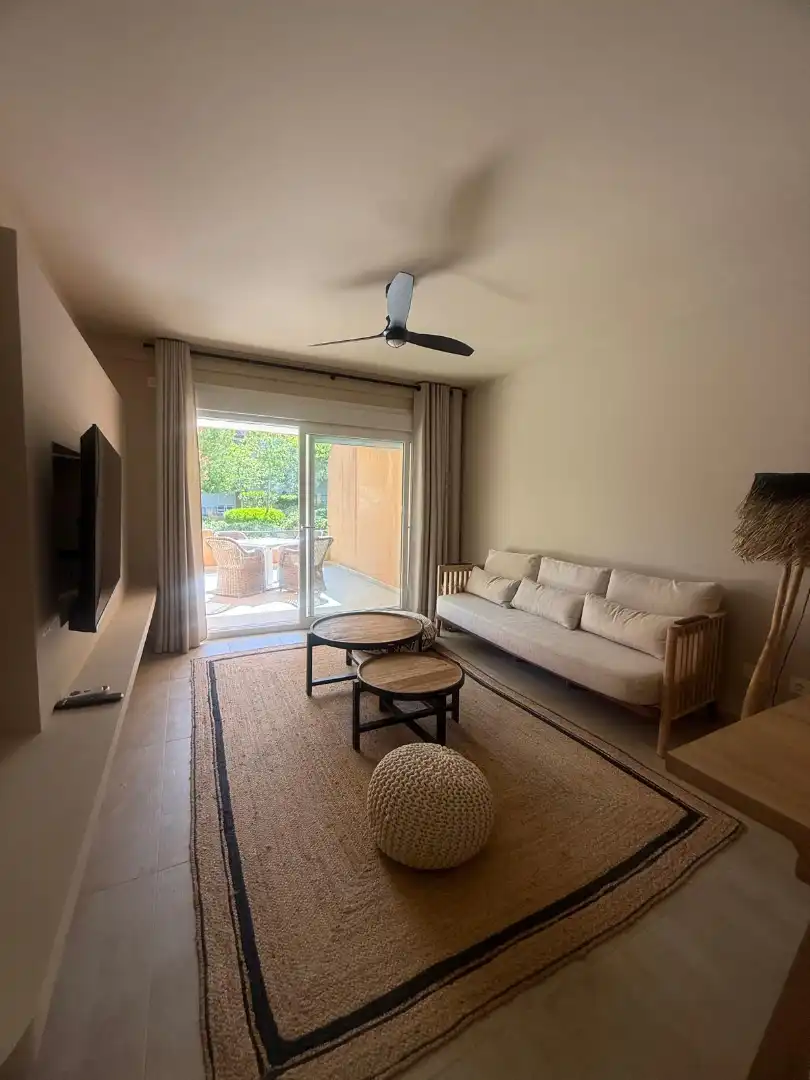 Sala de estar de Piso en venta en Moraira con Aire acondicionado, Calefacción y Jardín privado