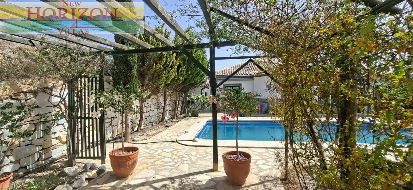Piscina de Casa o xalet en venda en Arboleas amb Jardí privat, Terrassa i Piscina