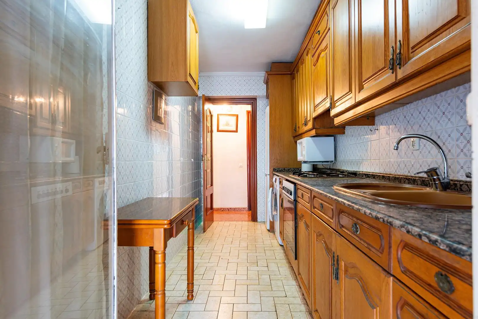 Küche von Wohnung zum Verkauf in Valencia mit Balkon
