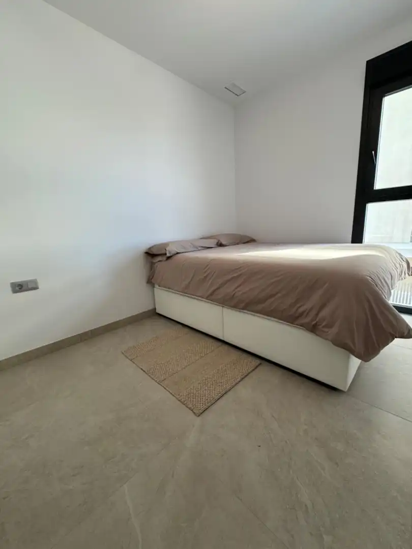 Bedroom of Apartments for rent in Benidorm  with Air Conditioner, Heating and Private garden