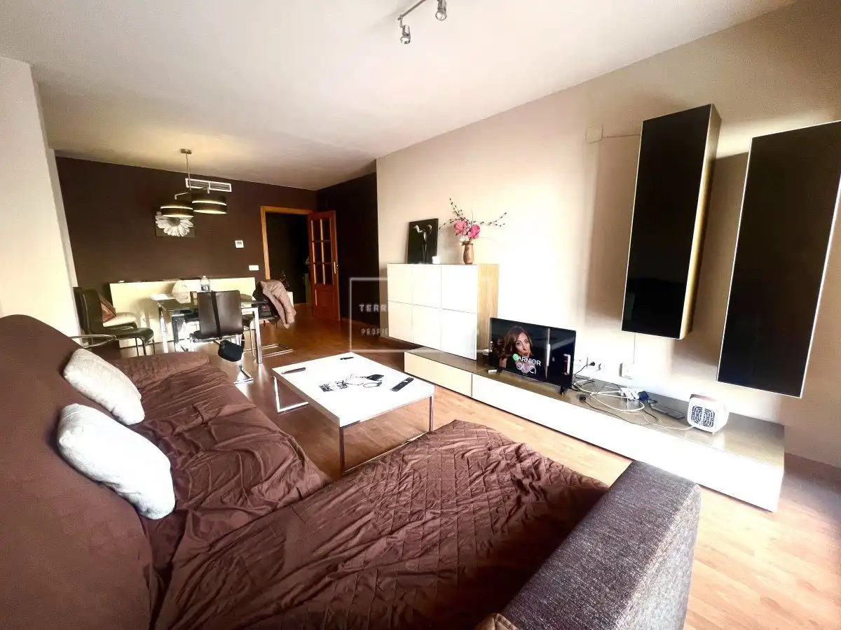 Sala de estar de Piso en venta en Castellón de la Plana / Castelló de la Plana con Aire acondicionado, Calefacción y Terraza