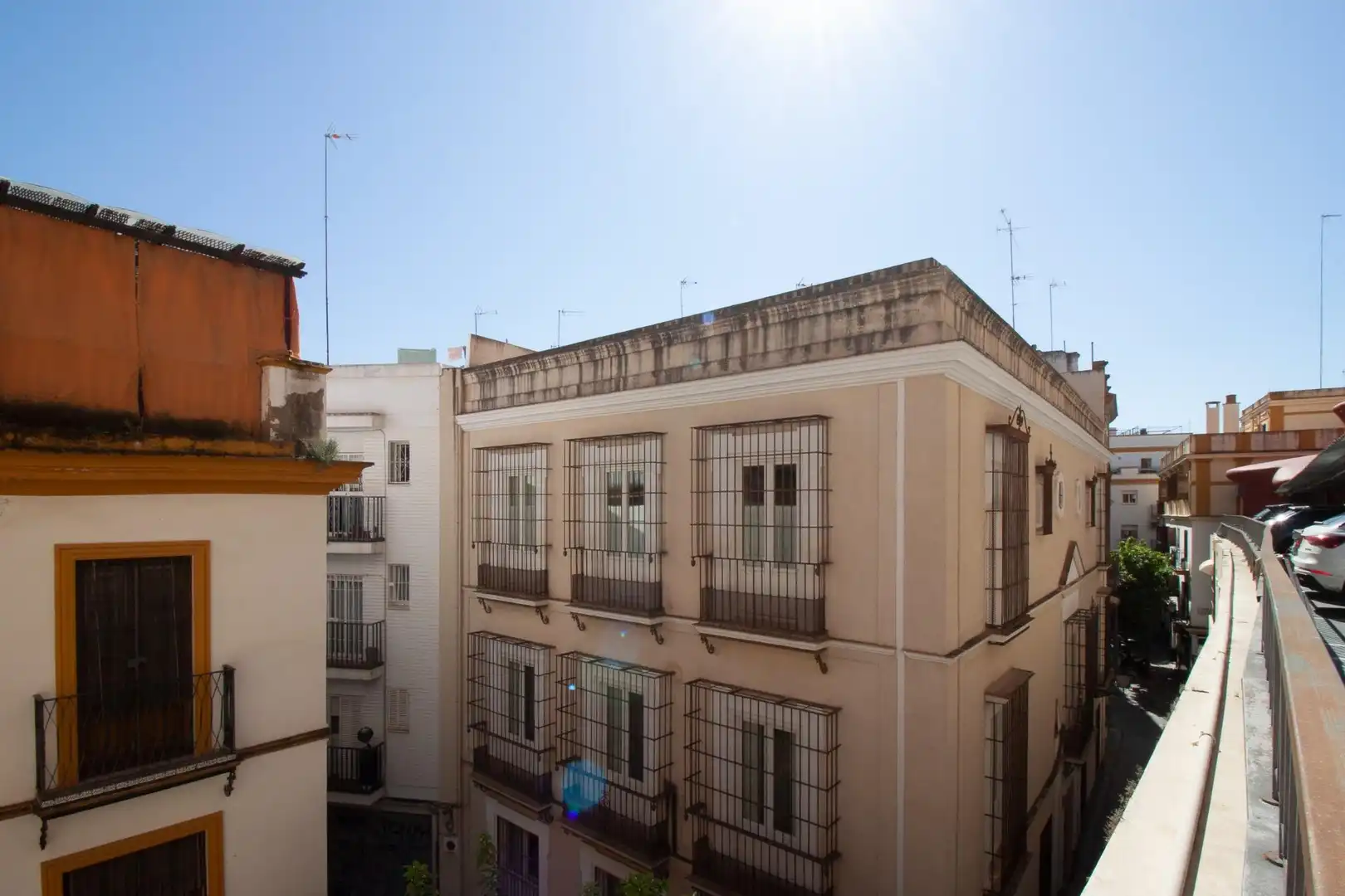 Exterior view of Flat for rent in Sevilla  with Air Conditioner and Heating