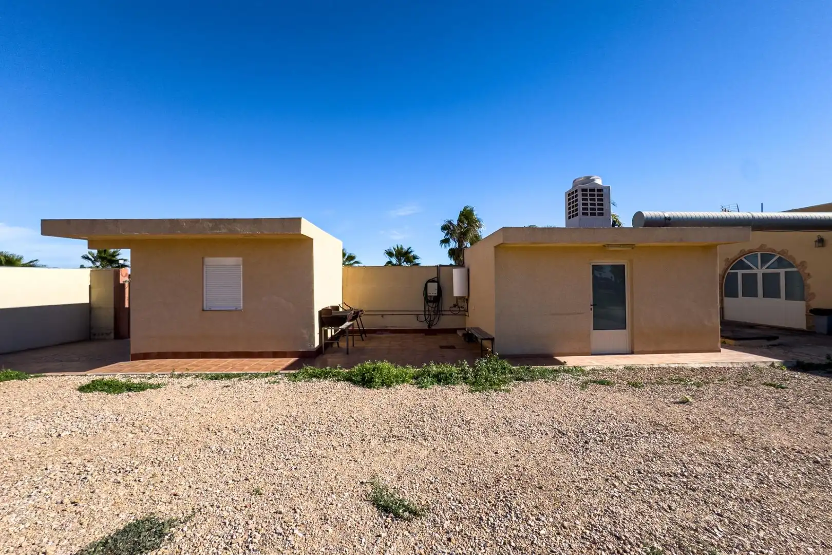 Exterior view of Country homes for sale in Fuente Álamo de Murcia  with Air Conditioner, Private garden and Storage room
