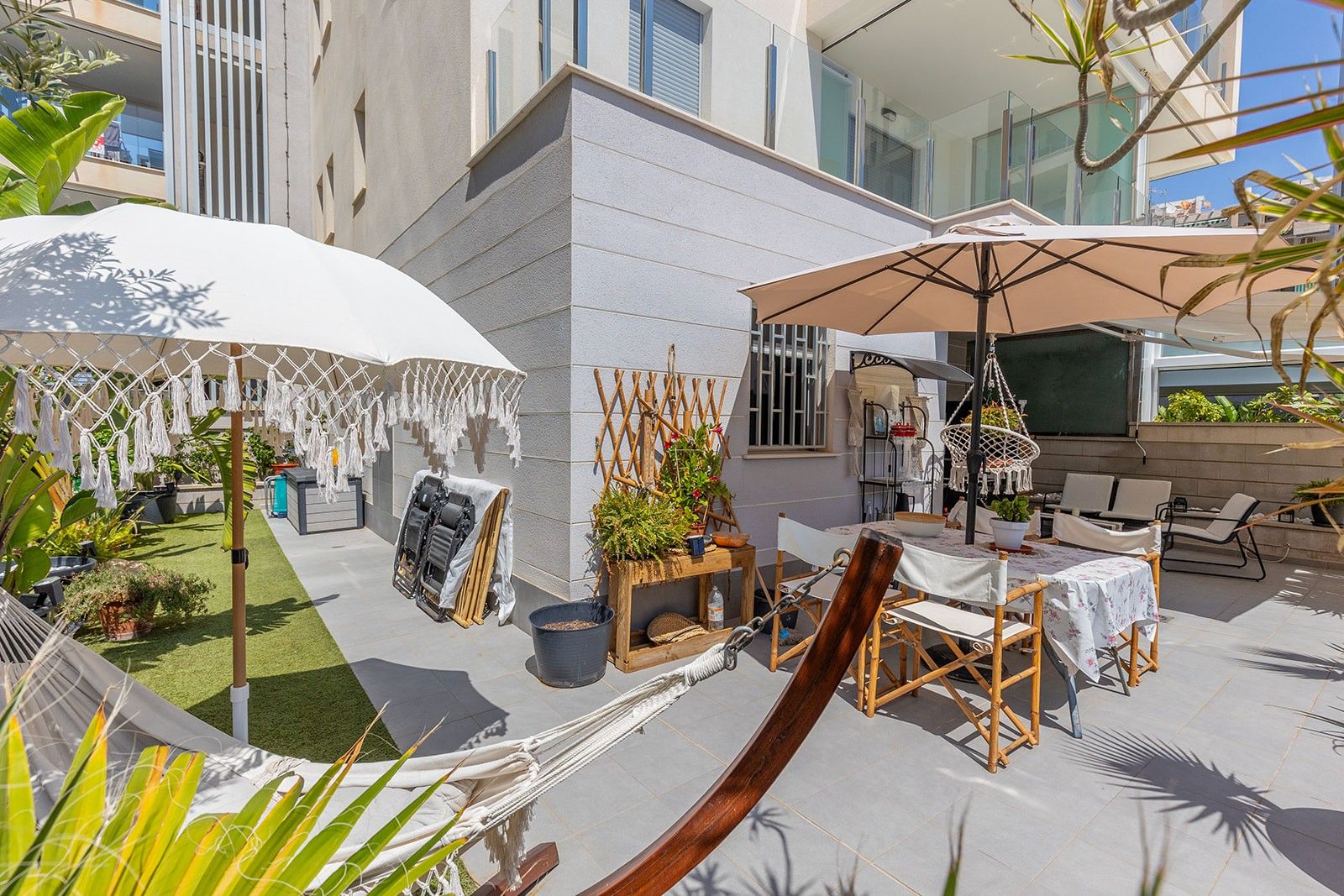 Terrace of Planta baja for sale in Torrevieja  with Air Conditioner, Private garden and Terrace