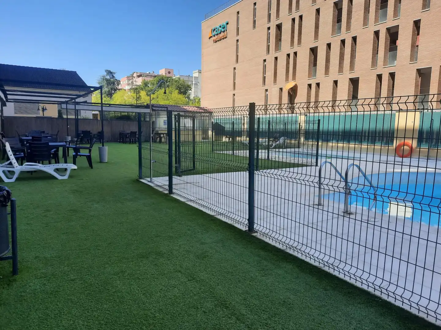 Schwimmbecken von Wohnung zur Miete in Badajoz mit Klimaanlage, Heizung und Terrasse